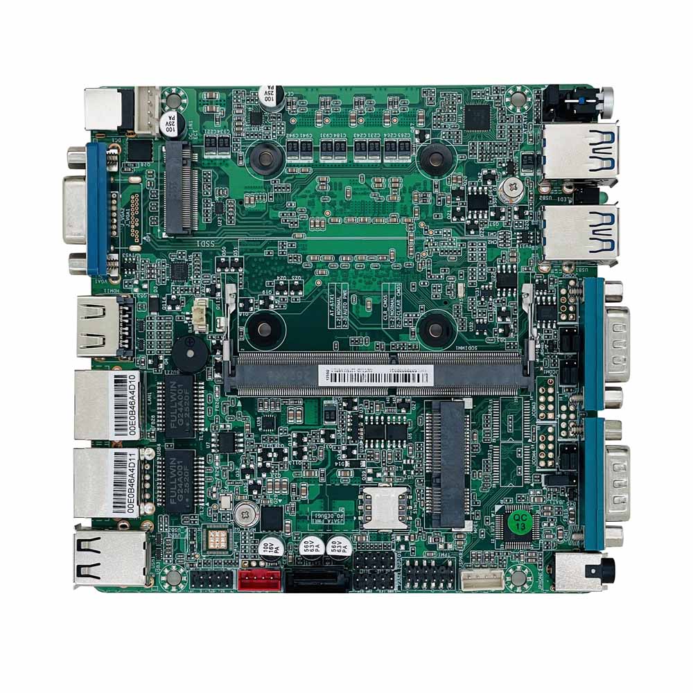 ZC-NUC12D Nano Itx Motherboard Onboard 12th/13th Gen i3 i5 i7 CPU,2*LAN,HDMI+VGA